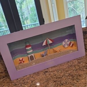 Bahamas Beach Shadow Box - 21x11